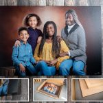 Tableau photo laminage bois